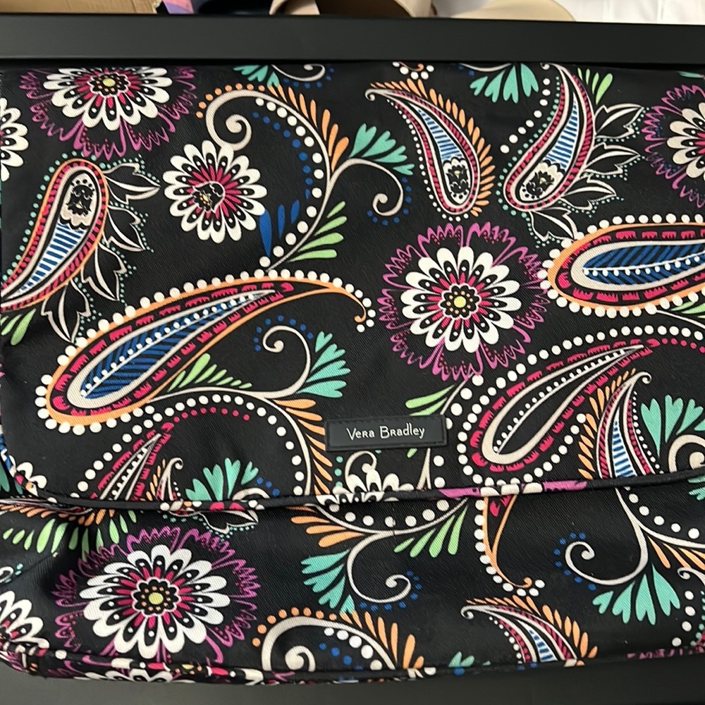 Laptop shoulder bag Vera Bradley